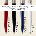 Długopis Parker Jotter z twoim grawerem niebieski elegancki prezent zestaw