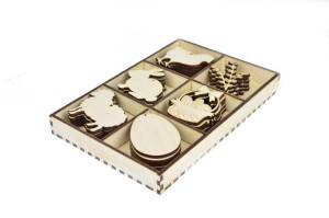 Zestaw WIELKANOC 30szt Jajko Królik Kurczak Baran dekoracja