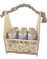 Nosidełko na piwo skrzynka pudełko na prezent sześciopak 18 30 50 urodziny