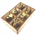Zestaw KWIATY 60szt 3cm Decoupage KWIATEK Kwiat