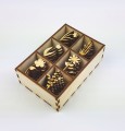 Zestaw KWIATY 60szt 3cm Decoupage KWIATEK Kwiat
