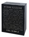 Skarbonka wykreślana czarna 10000 zł, wyzwanie oszczędzanie, prezent
