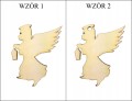 Aniołki Drewniane Święta Decoupage Anioł 10szt 3cm