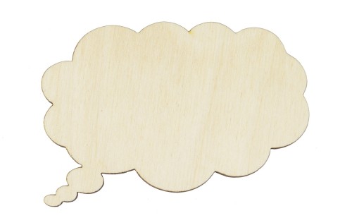 Dymek2 TAG drewno EKO decoupage scrapki 3cm 10szt.