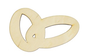 Obrączki Ślub EKO drewno decoupage scrapki 20cm