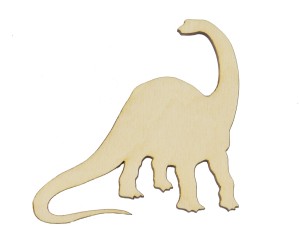 Dinozaur 3 drewno EKO decoupage scrapki 3cm 10szt