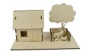 Farma 3d zestaw kreatywny decoupage sklejka mała