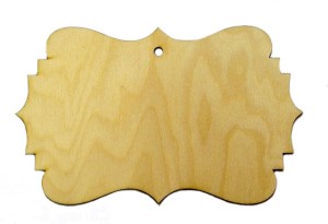 Szyld 10 deska drewno sklejka decoupage EKO 10cm