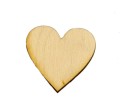 Serce EKO drewno sklejka decoupage scrapki 5cm
