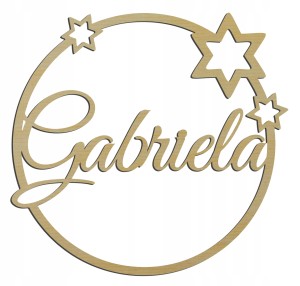 Obręcz koło z imieniem łapacz snów imię 30cm