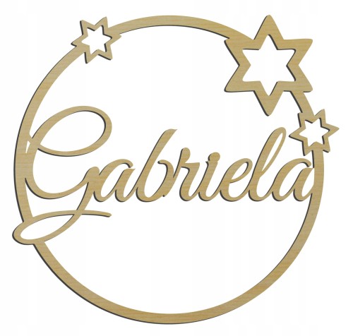 Obręcz koło z imieniem łapacz snów imię 20cm