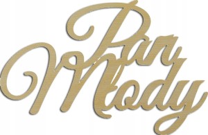 Ozdobne napisy drewniane Pan Młody na ślub na wesele dekoracje tekst