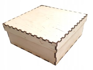 PUDEŁKO DREWNIANE 13x5cm skrzynka na ślub wesele