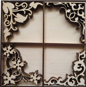DREWNIANY DEKOR ZESTAW 10cm 20szt ornament prezent