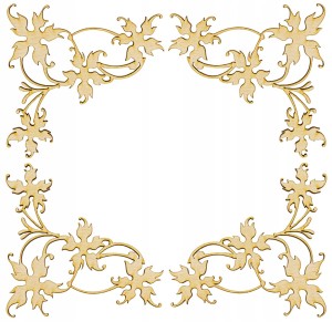 DREWNIANY DEKOR x4 dekoracja ozdoba decoupage 5cm