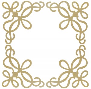 DREWNIANY DEKOR x4 scrapki prezent ornament 5cm