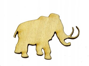 Mamut EKO drewno sklejka decoupage scrapki 10cm