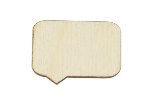 Dymek3 Chmurka EKO drewno decoupage scrapki 20cm