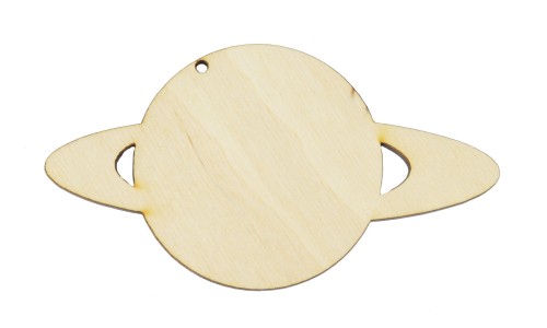 Planeta Saturn EKO sklejka decoupage scrapki 15cm