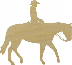 Kowboj 3 DREWNIANY DUŻY DEKOR 30cm