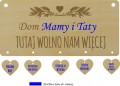 Drewniana tabliczka prezent na Dzień Mamy Laurka upominek grawer
