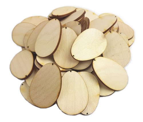 JAJKA DREWNIANE WIELKANOC Pisanki zestaw 10 cm 50 sztuk