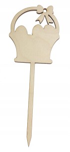 Topper Wielkanoc – ozdoba Wielkanocna Koszyczek Stroik Wielkanocny 