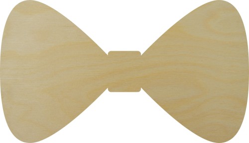 Kokardka z drewna 3 z drewna dekor drewno 15cm
