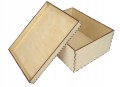 PUDEŁKO DREWNIANE 13x10x7cm drewniana skrzynka eko