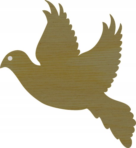 PTAK PTASZEK PTASZKI DREWNIANE Decoupage 5 cm