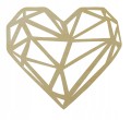 DIAMENTOWE SERCE serduszko dekor ozdoba Decoupage