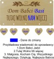 Zawieszka na ścianę Dzień Babci, Dziadka