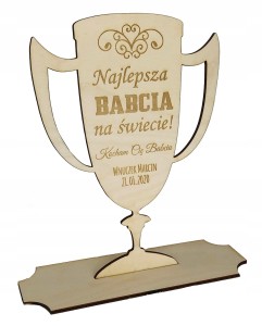 Puchar Najlepsza Babcia na świecie Dzień Babci