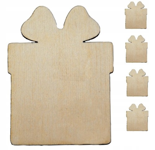 Prezent zestaw 5szt Święta ozdoby Święta mix 5cm