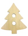 Choinki ozdoba Drewniana święta 3cm 10szt