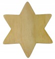 Gwiazdka ozdoba Drewniana ozdoby 3cm 10szt