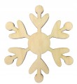 Śnieżynka Drewniany ozdoby Dekoracje 3cm 10szt
