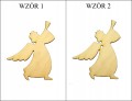 Aniołki Anioł Drewniany święta Decoupage 5szt 3cm
