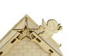 Drewniana szopka, stajenka święta domek ozdoba