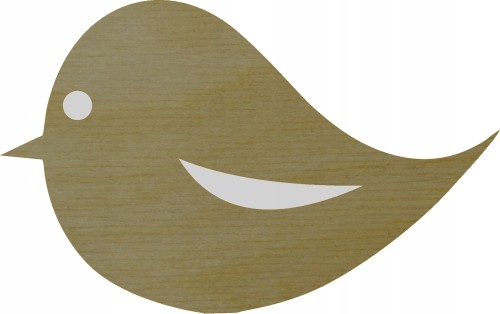 SCRAPKI PTASZKI ptaszek drewniany ze sklejki 15cm