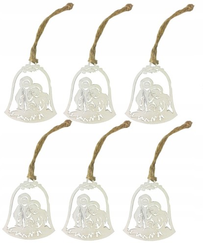 Drewniana bombka zawieszka na choinkę święta