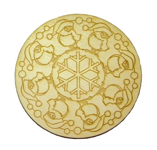 Świąteczne podkładki pod kubek Boże Narodzenie