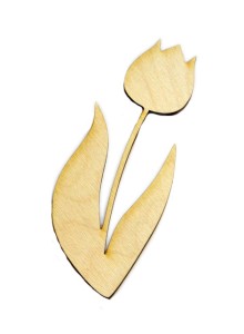 Drewniany dekor kwiat tulipan dzień kobiet 30cm