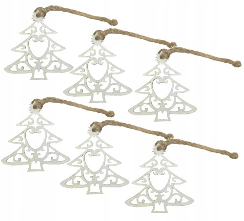 Drewniana bombka zawieszka na choinkę Choinka