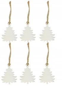 Drewniana Choinka bombka zawieszka na choinkę