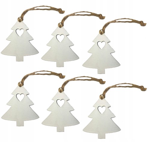 Drewniana bombka zawieszka na choinkę Choinka