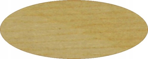 Drewniana ozdoba ze sklejki elipsa 20x8cm skrapki