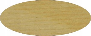 Elipsa drewniana sklejka decoupage scrapki 5x2cm
