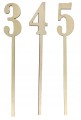 Numery drewniane na stolik na ślub wesele ozdoba cyfry ozdoba 1-5