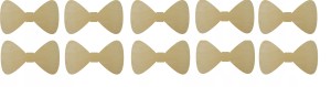 Kokardka z drewna 3 drewniany scrapki 3cm 10szt